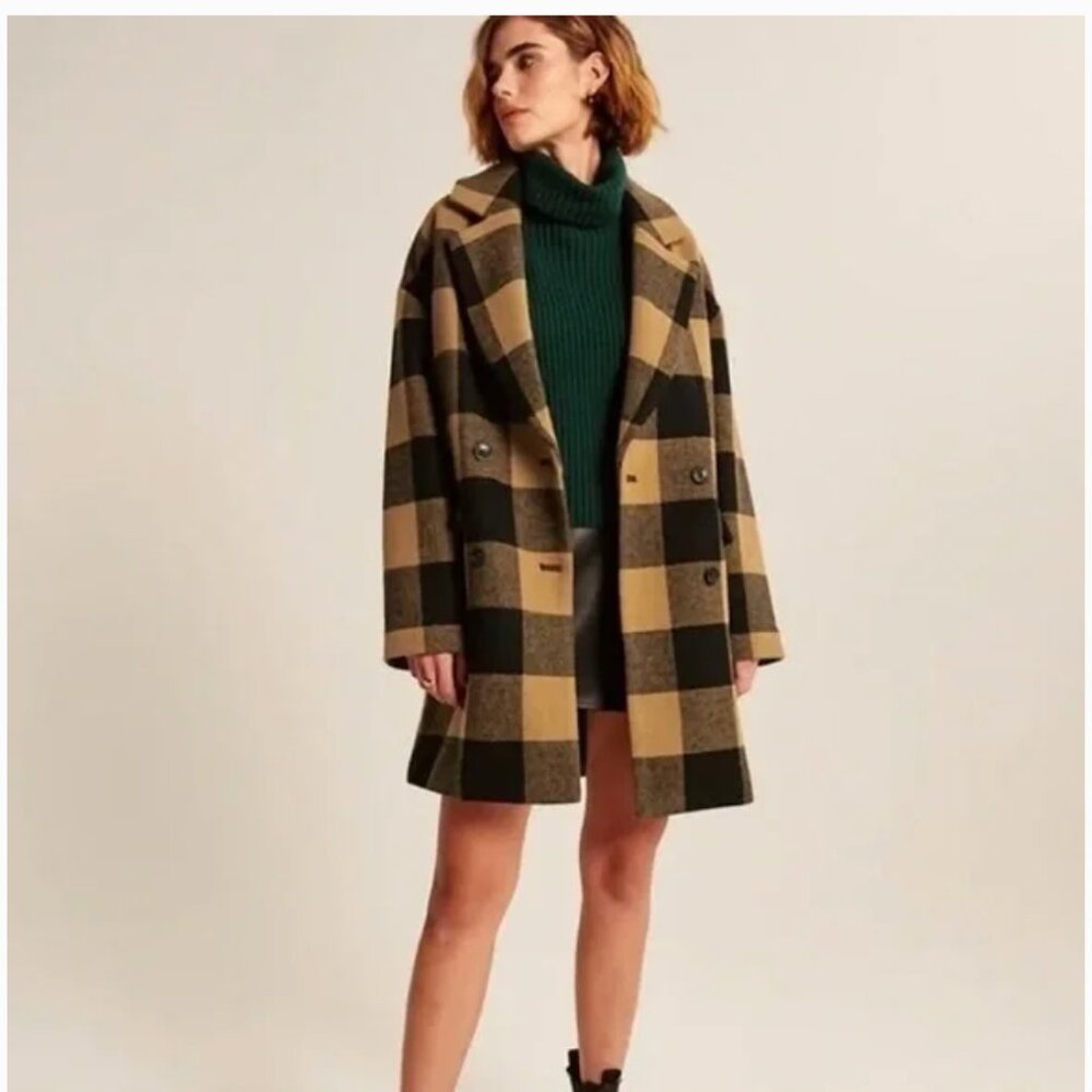 NWT A&F checkered jacket